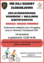 Znakowanie rowerów i hulajnóg elektrycznych

